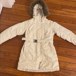North Face Puff Fur Hood Down Coat